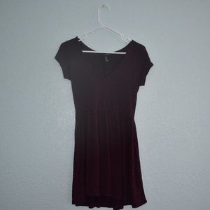 V neck dress
